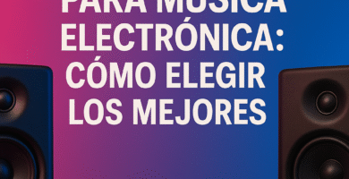 altavoces para música electronica